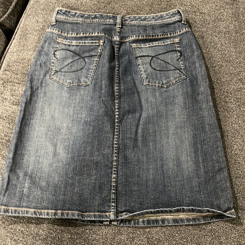 Chicos jean skirt size 1.5 or size 10 - Picture 4 of 5
